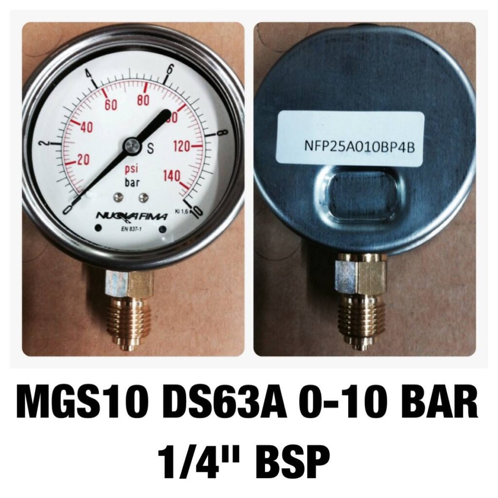 Nuova Fima Pressure Gauge Bsp