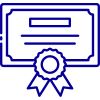 course icon certificate